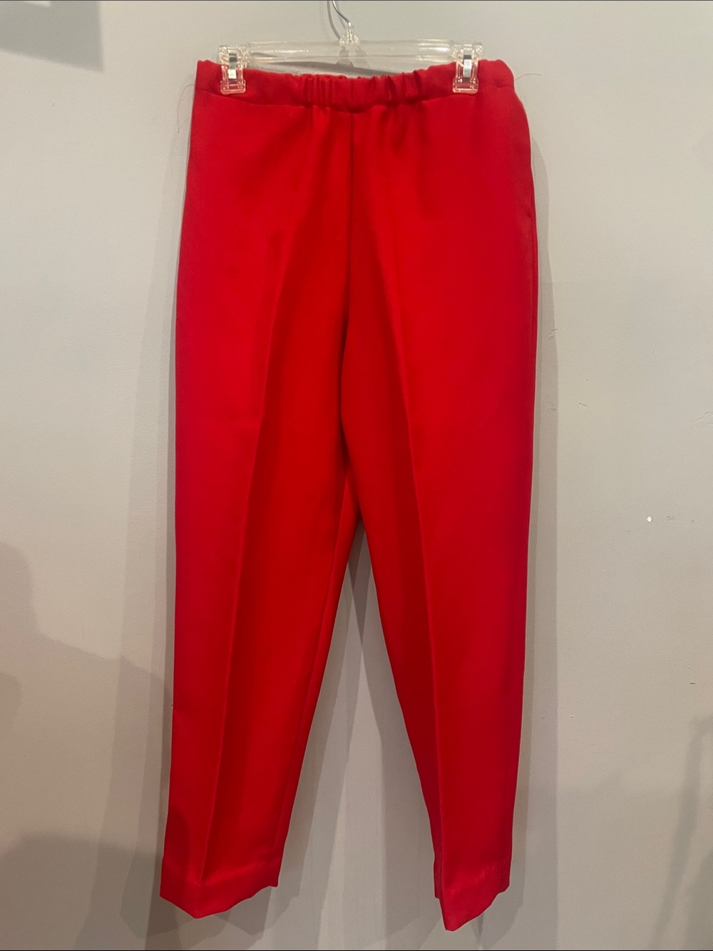 Red Tailored Trousers - Women's Pants